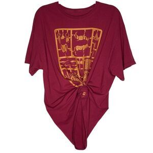 Loot Crate Lootwear Dungeons & Dragons DnD Graphic T-Shirt Short Sleeve Red XL